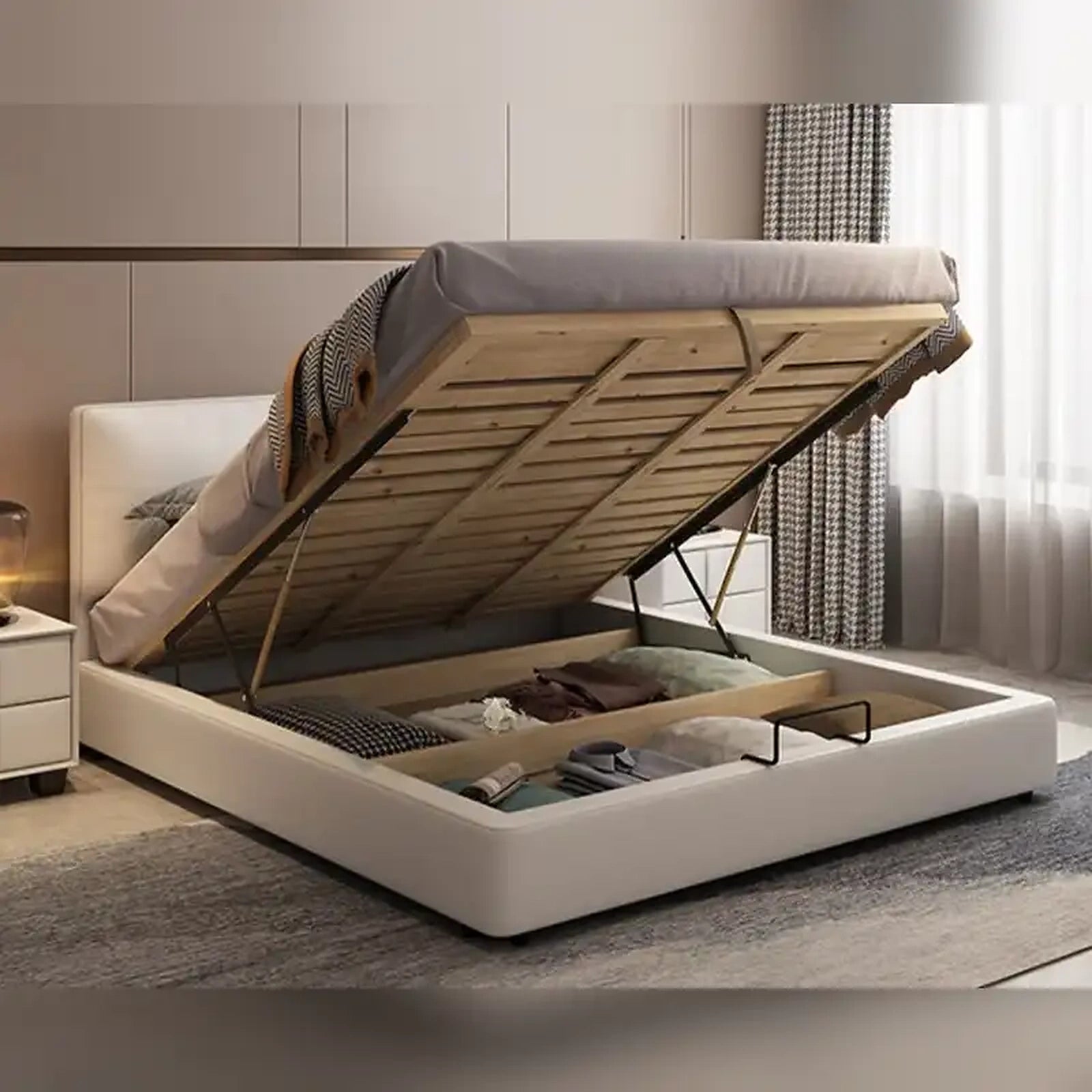 Athena upholstered bed Made to Order Custom Tailored