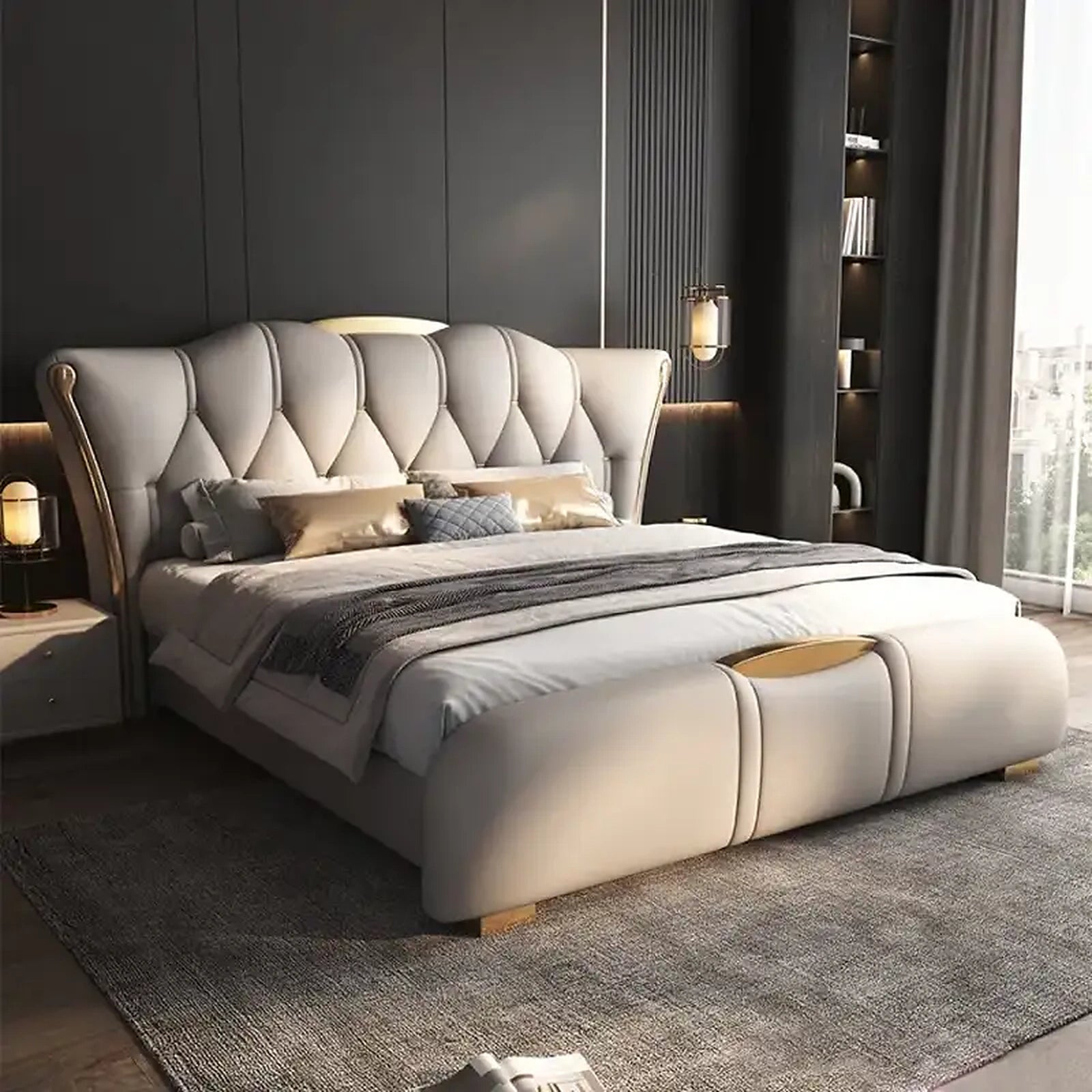 Verona upholstered bed Made to Order Custom Designed