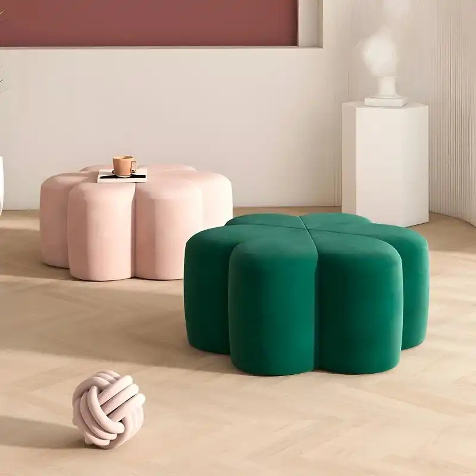 Bloom Ottoman Custom Crafted to Order