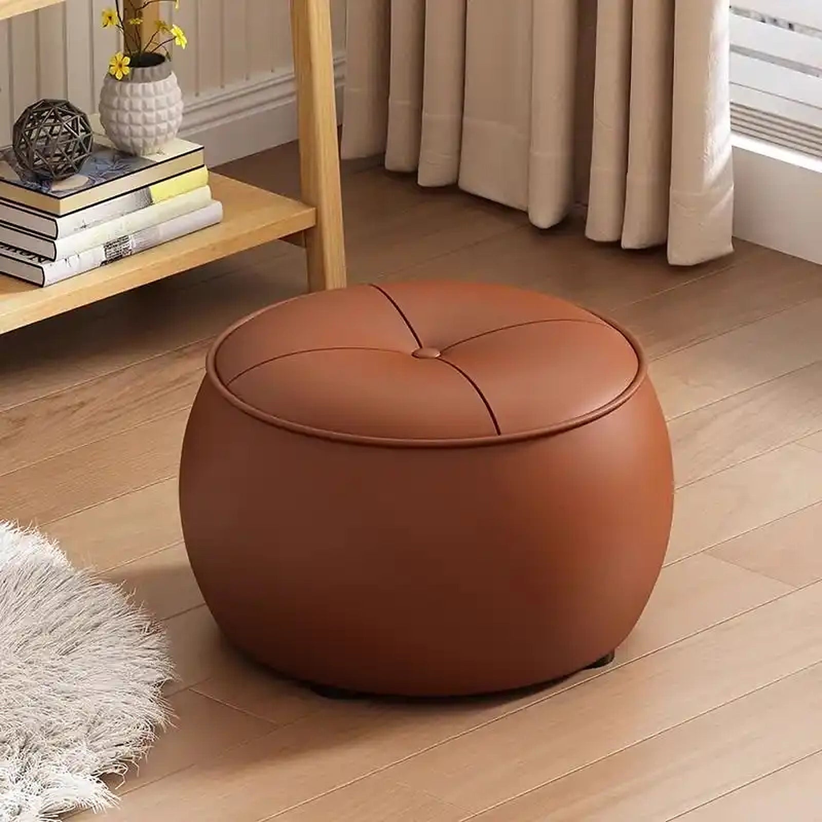 Larch Ottoman Custom Crafted to Order