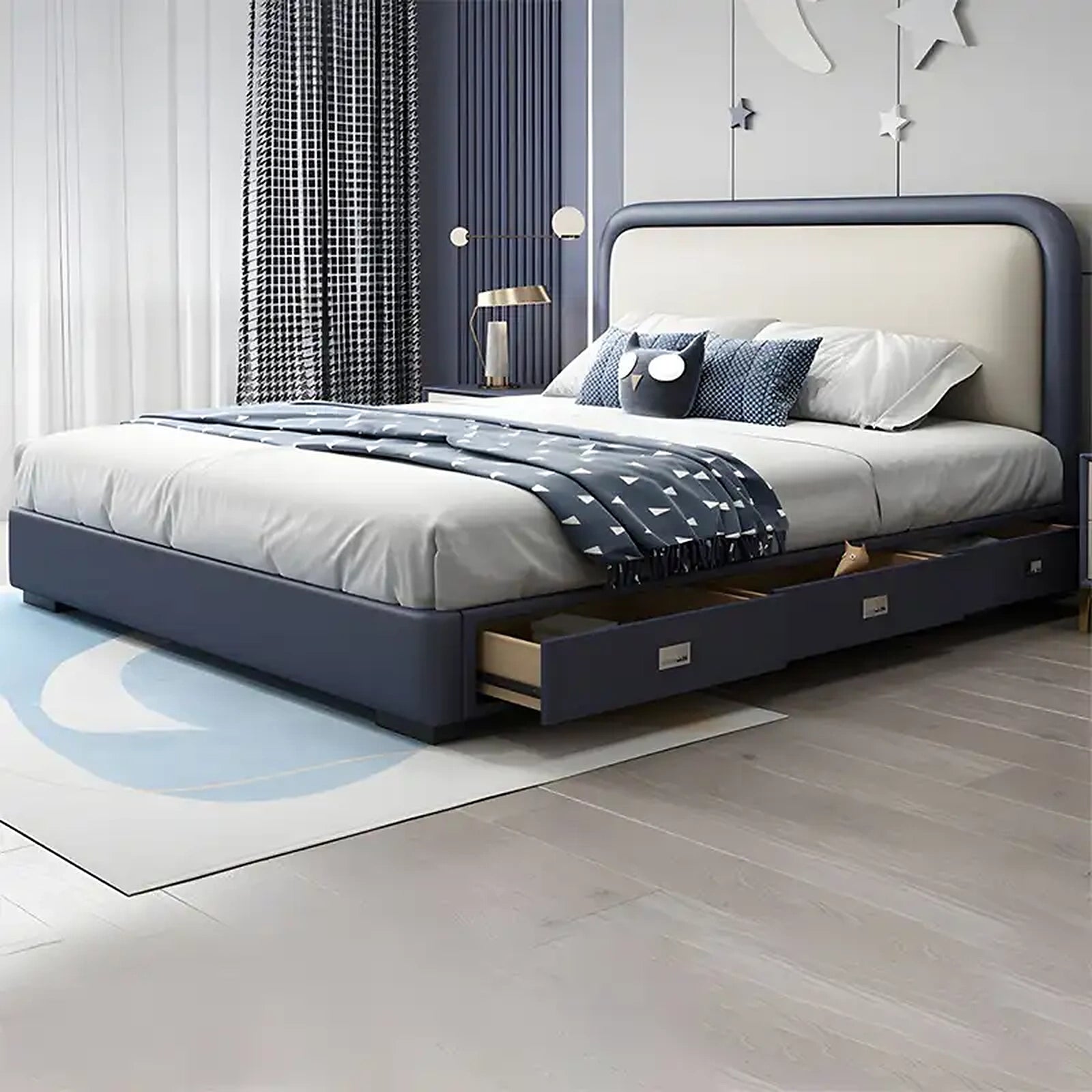 Berlin upholstered bed Custom Designed to Order