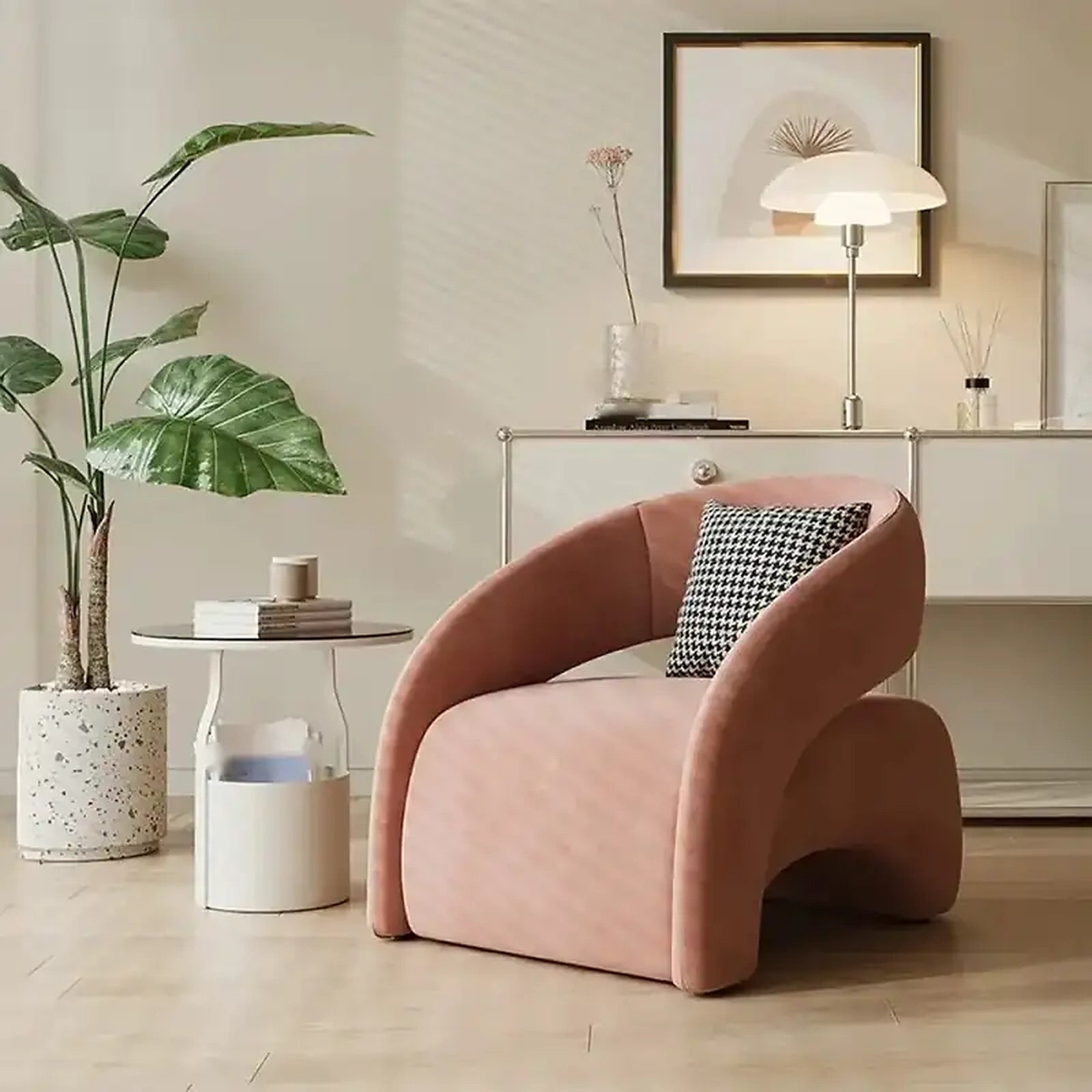Lyra Arm Chair for Lounge Custom Tailored to Order