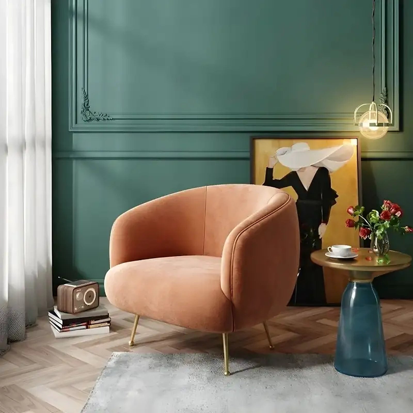 Beet Arm Chair for Lounge Custom Designed to Order
