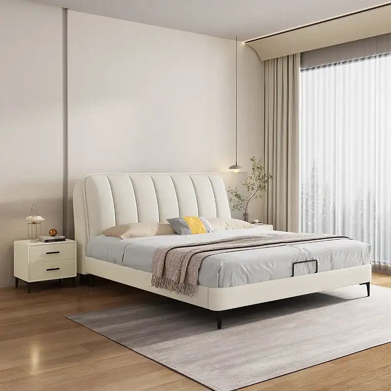Elora upholstered bed Custom Tailored to Order
