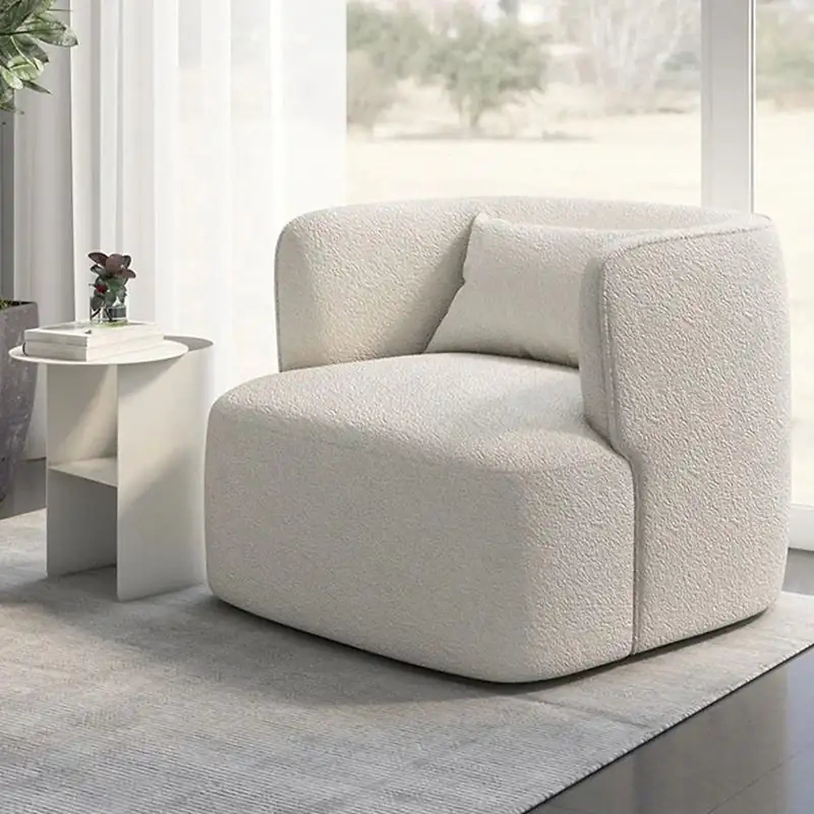 Novi Arm Chair for Lounge Custom Tailored to Order