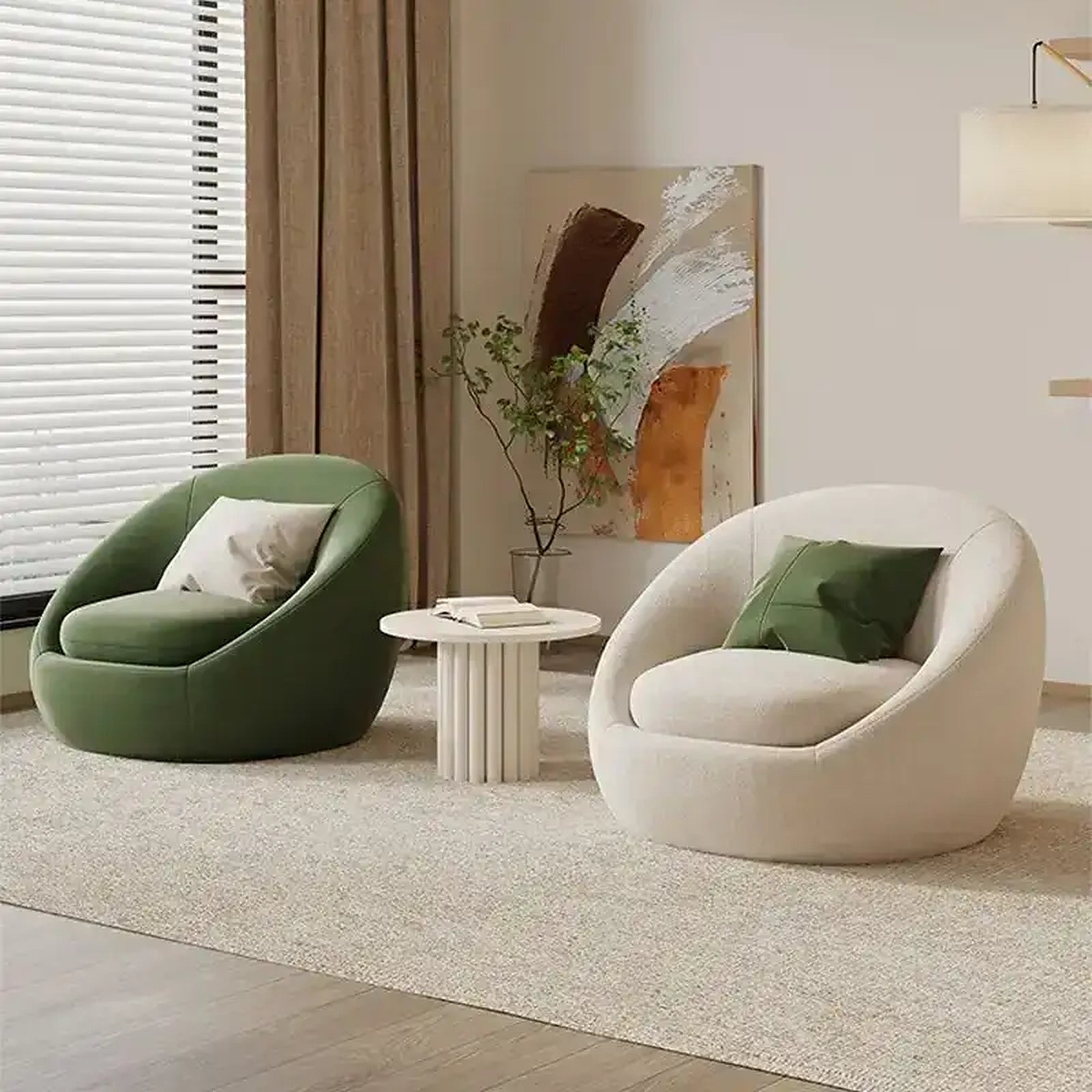 Ovaro Arm Chair for Lounge Custom Crafted to Order