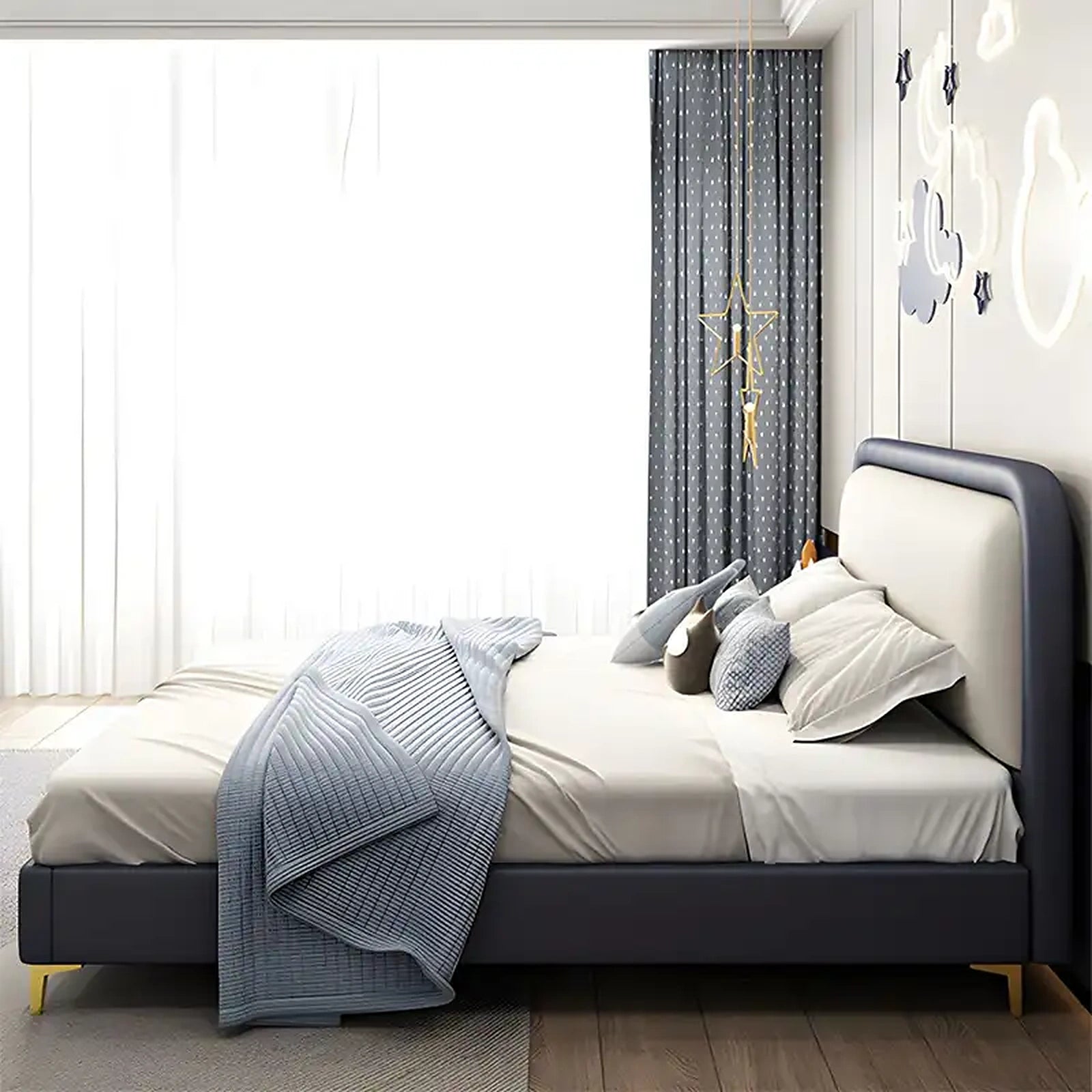 Berlin upholstered bed Custom Designed to Order