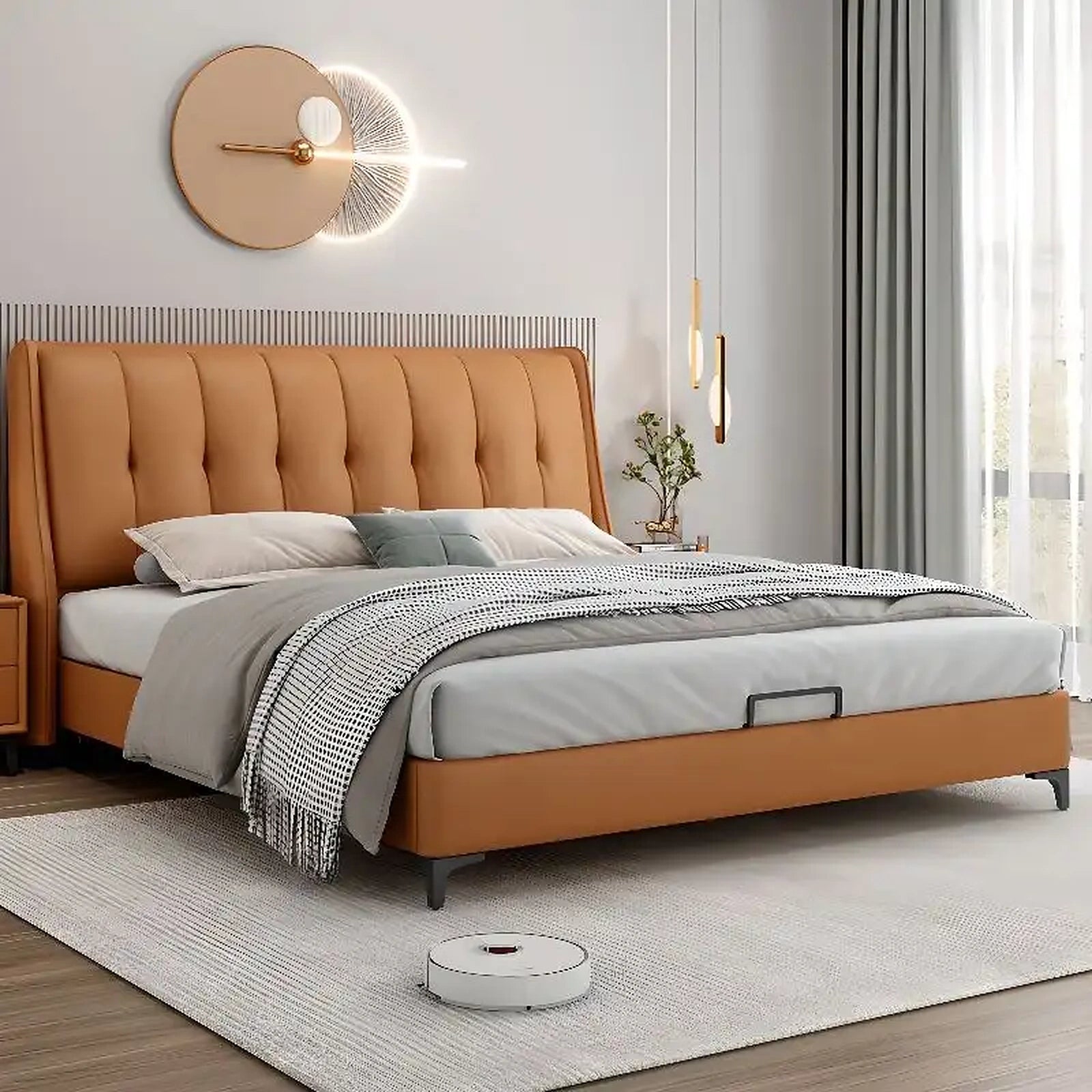 Faro upholstered bed Made to Order Custom Designed