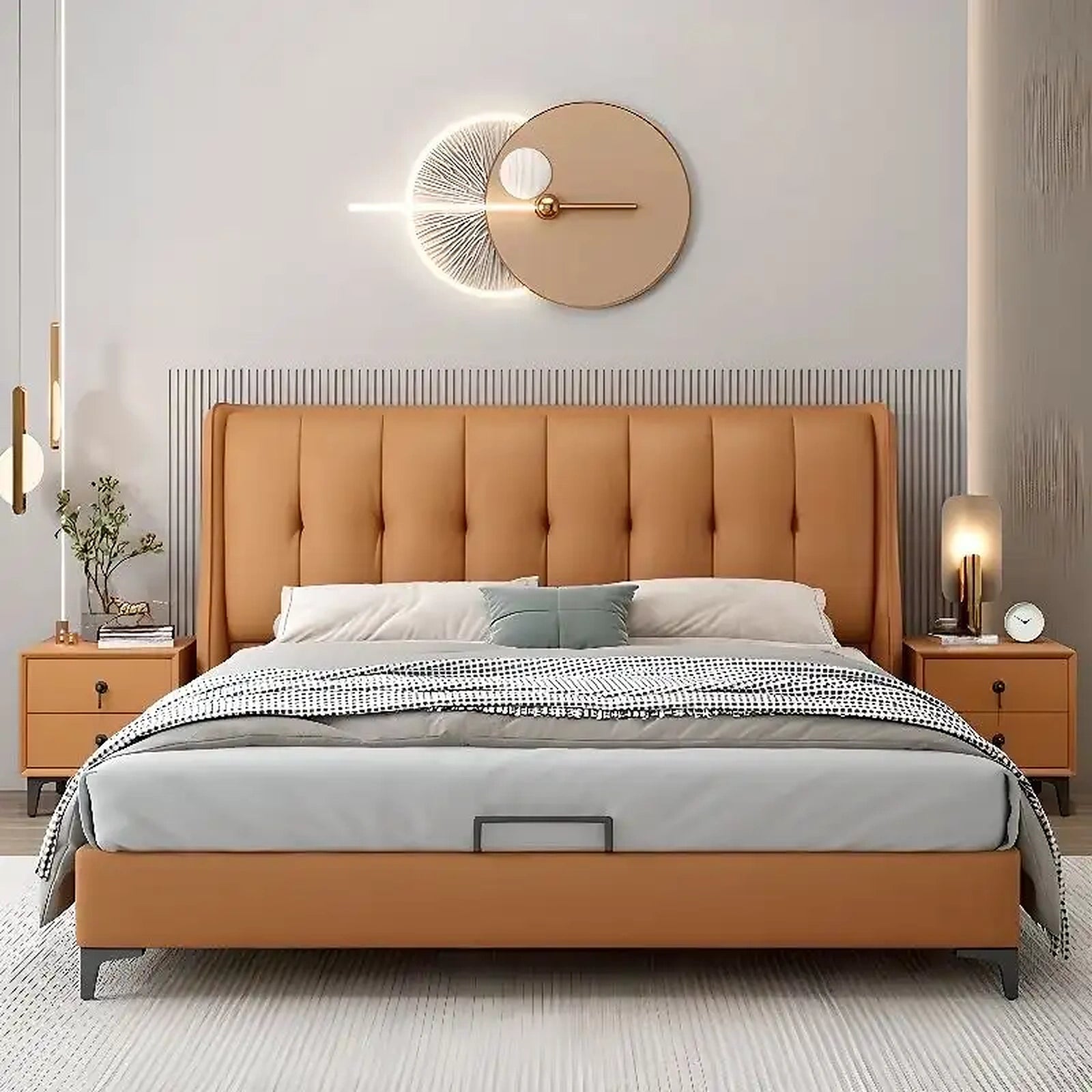 Faro upholstered bed Made to Order Custom Designed