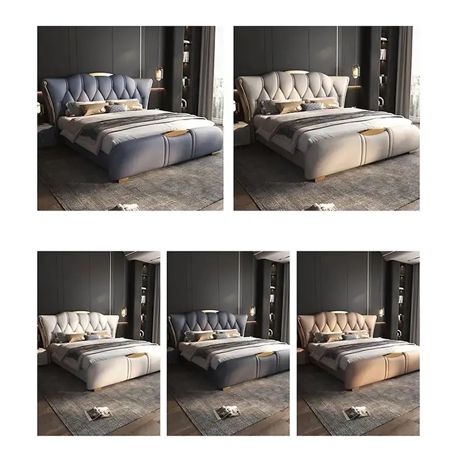 Verona upholstered bed Made to Order Custom Designed