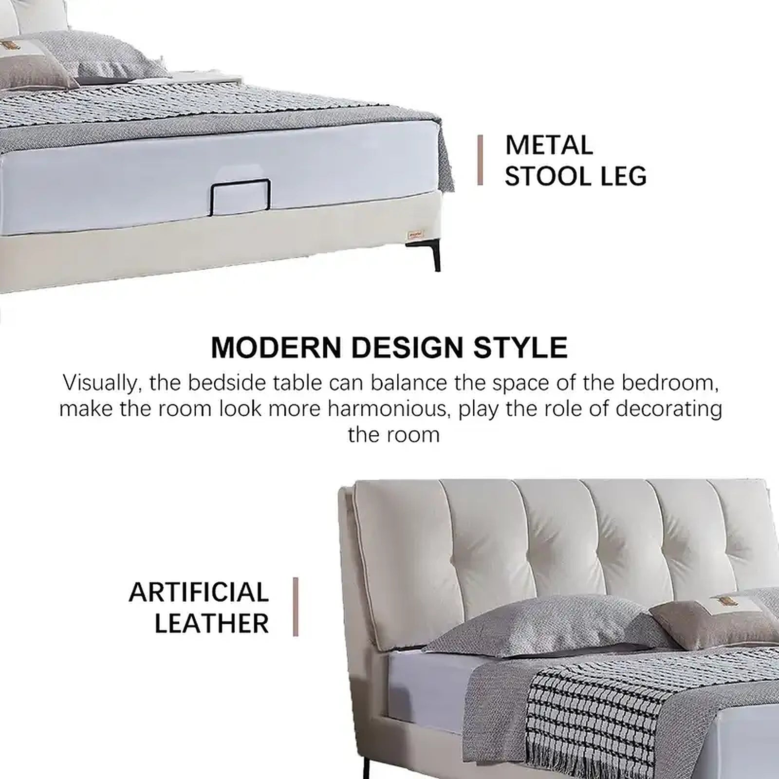 Freya upholstered bed Made to Order Custom Tailored