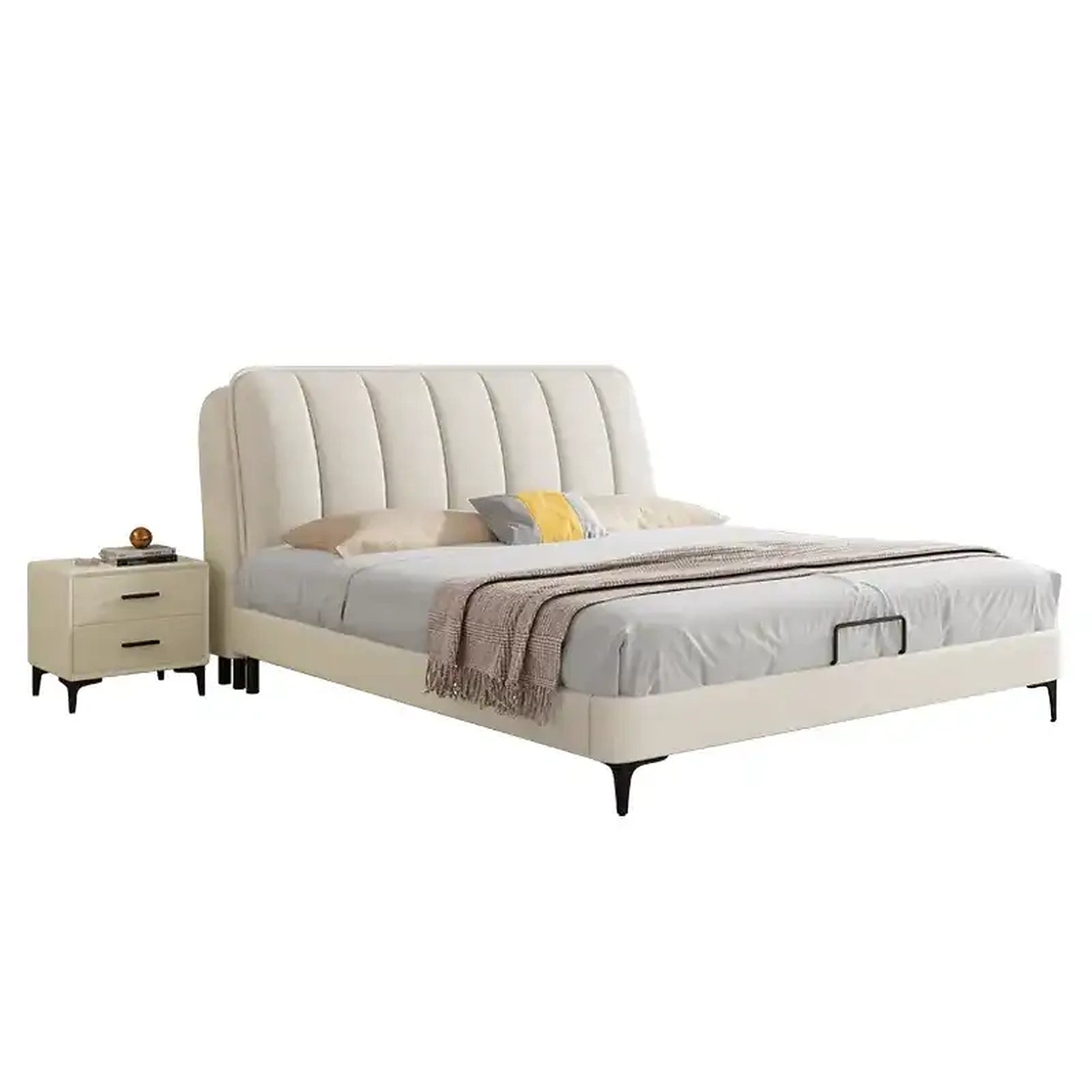 Elora upholstered bed Custom Tailored to Order