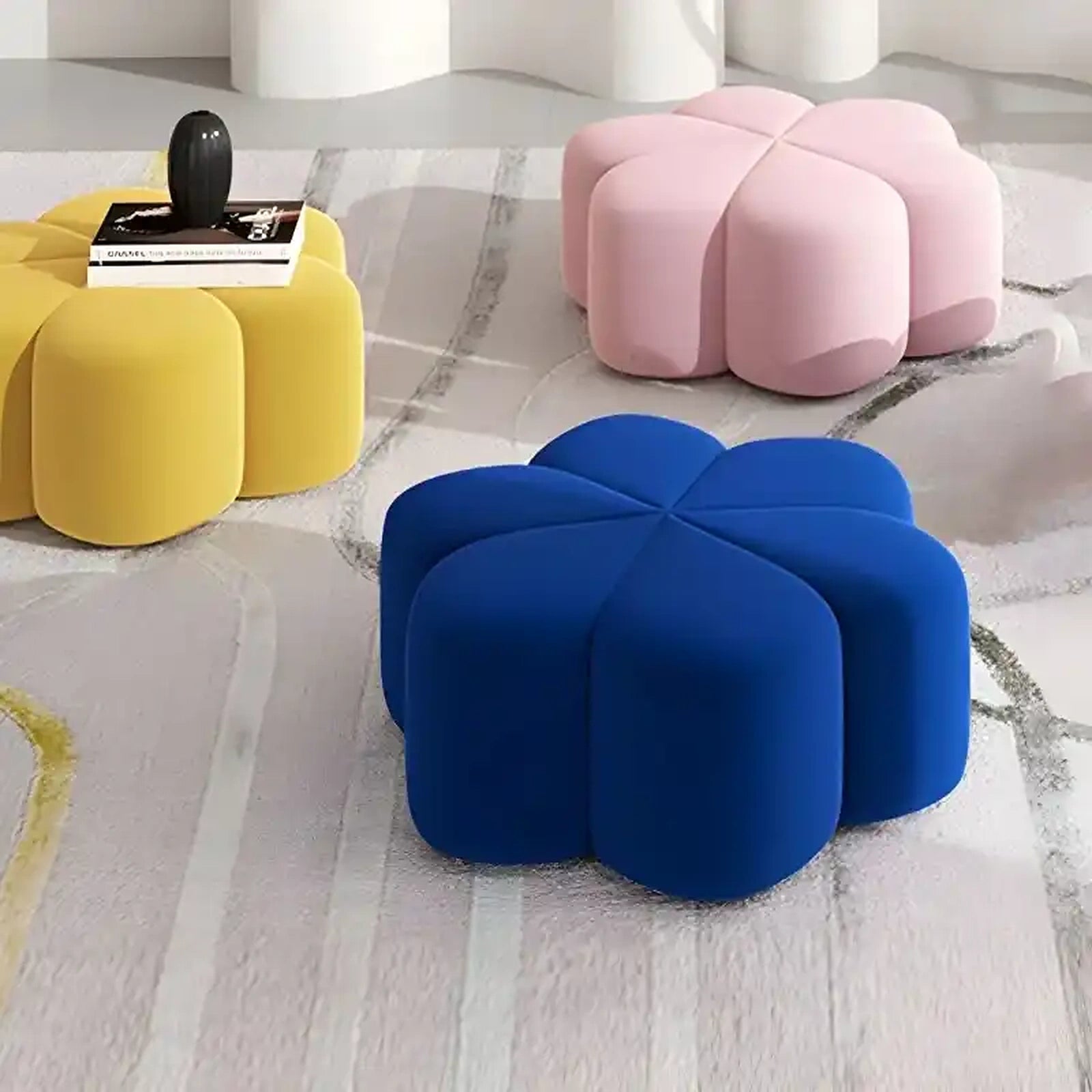 Bloom Ottoman Custom Crafted to Order