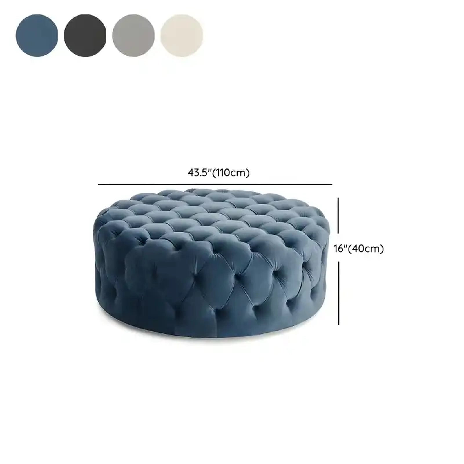 Nantes Ottoman Custom Tailored to Order
