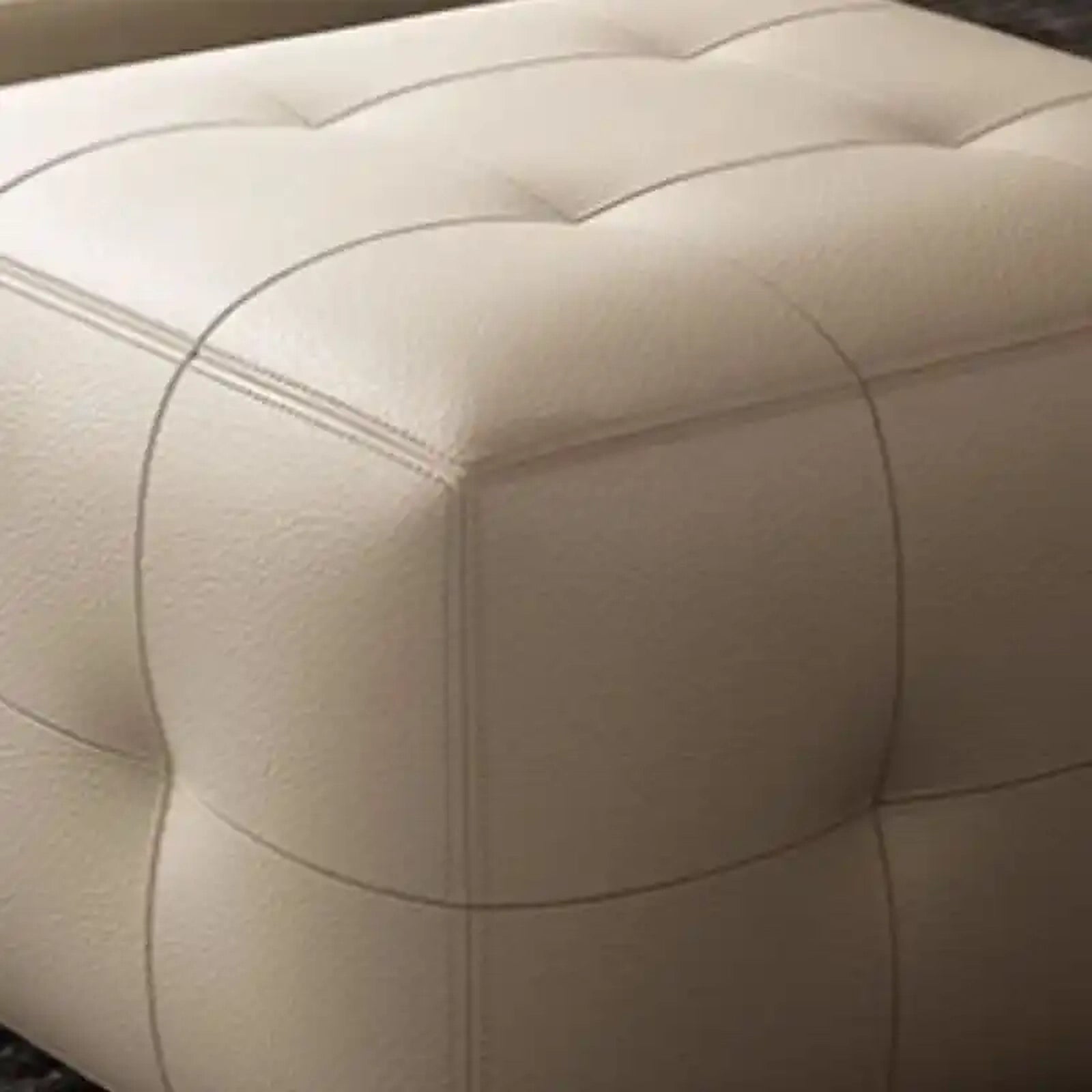 Fern Ottoman Made to Order Custom Crafted