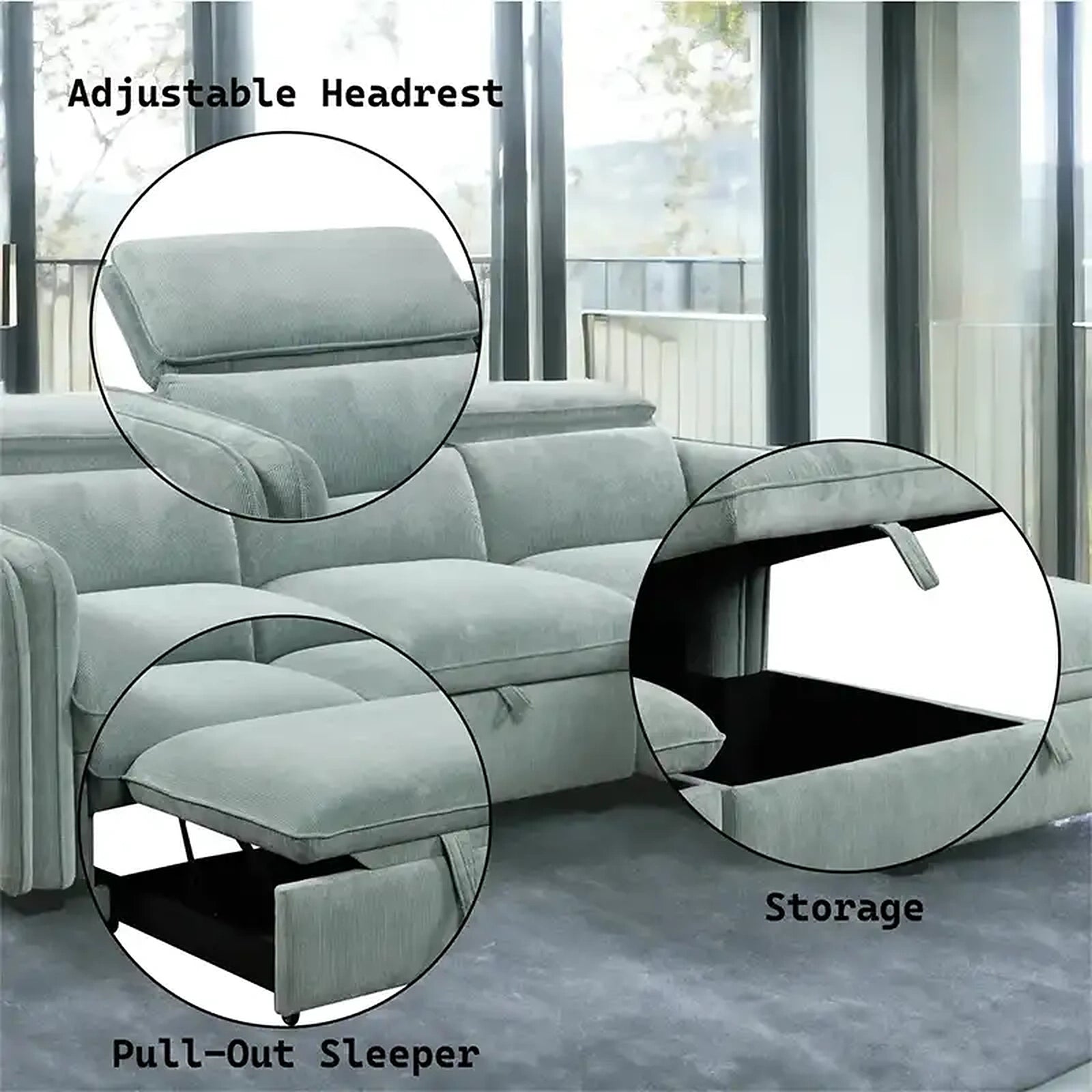 Durres Sofacumbed Custom Crafted to Order
