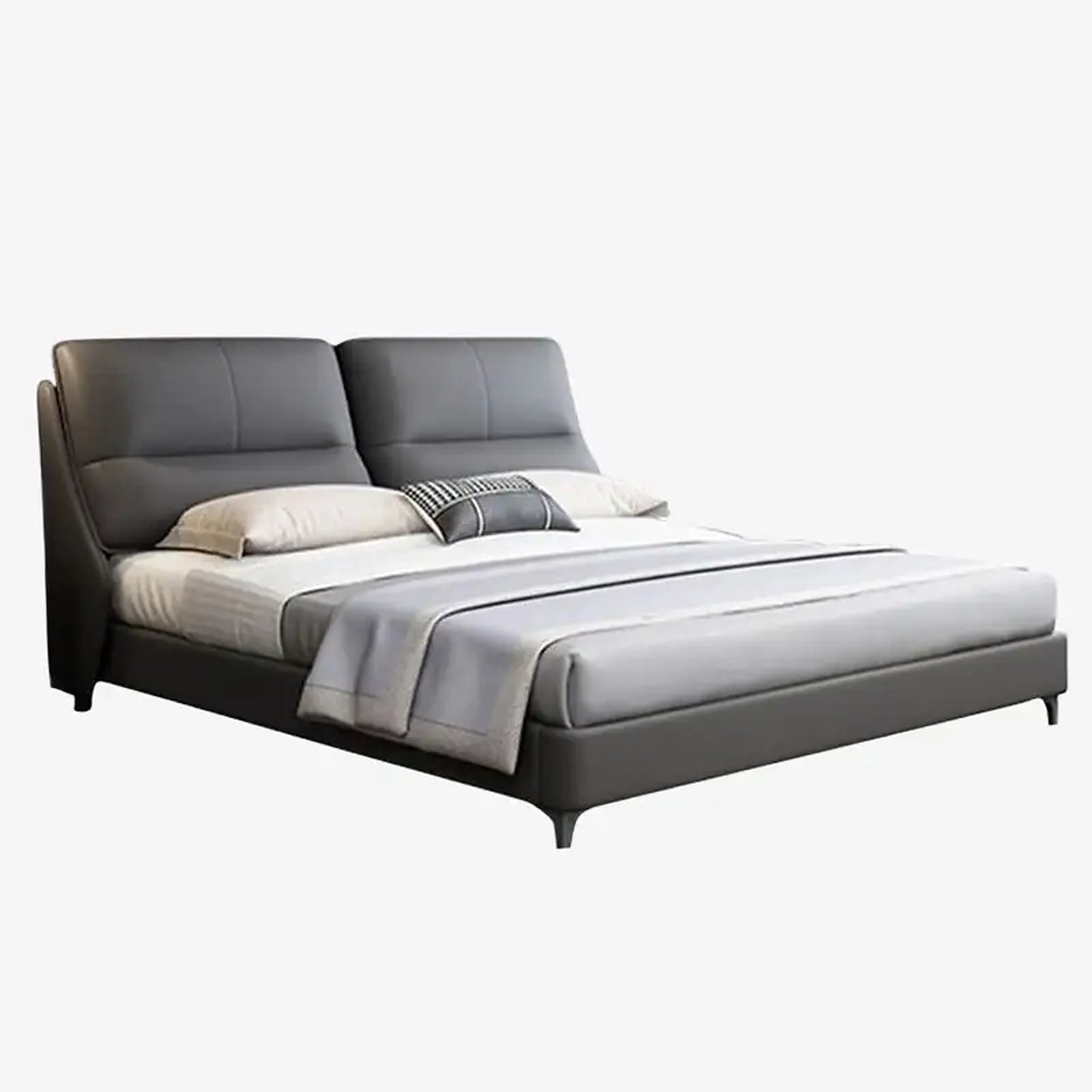 Quail upholstered bed Made to Order Custom Designed