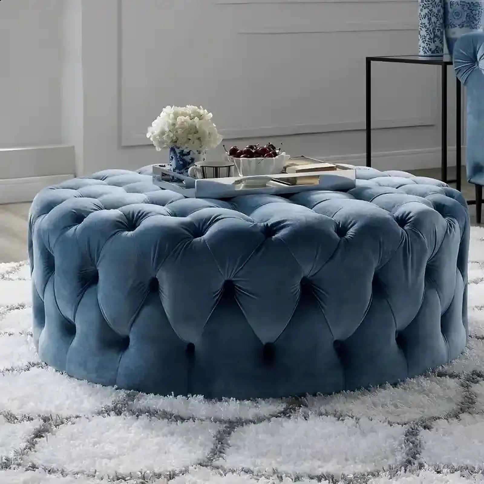 Nantes Ottoman Custom Tailored to Order