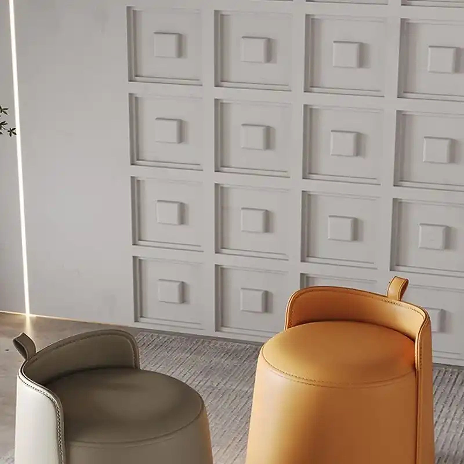Dell Ottoman Stool Custom Tailored to Order