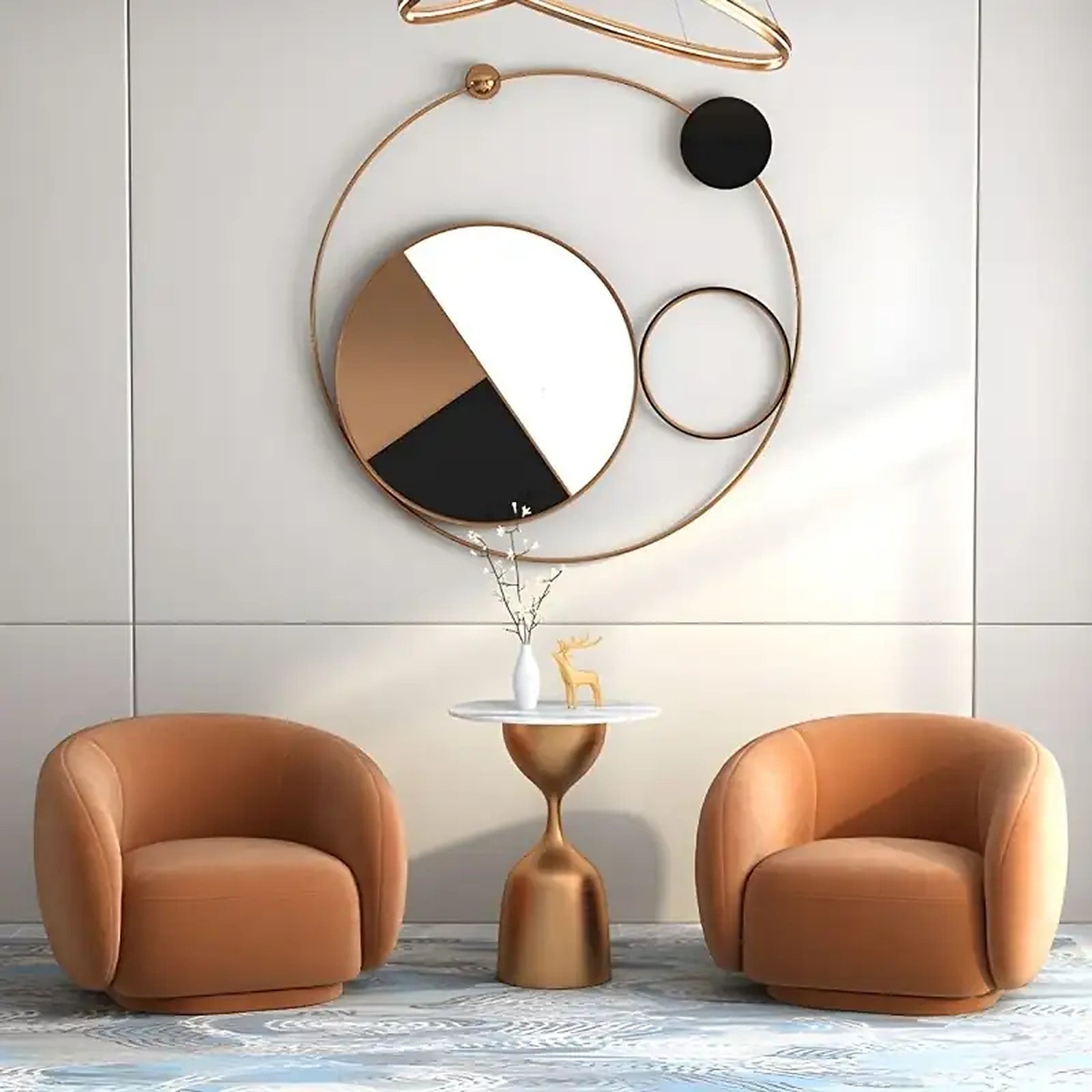 Castor Arm Chair for Lounge Custom Tailored to Order