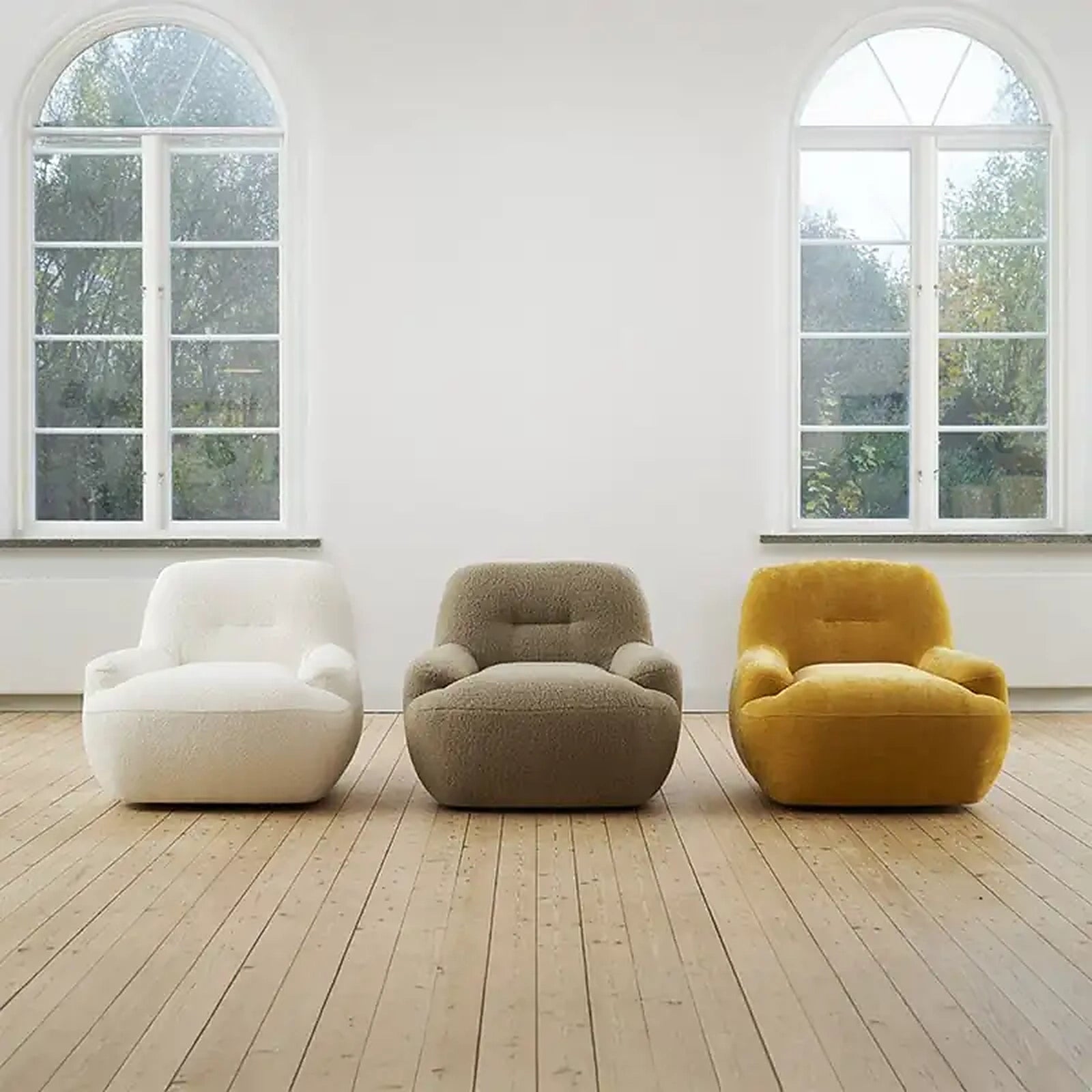 Iris Arm Chair for Lounge Custom Handmade to Order
