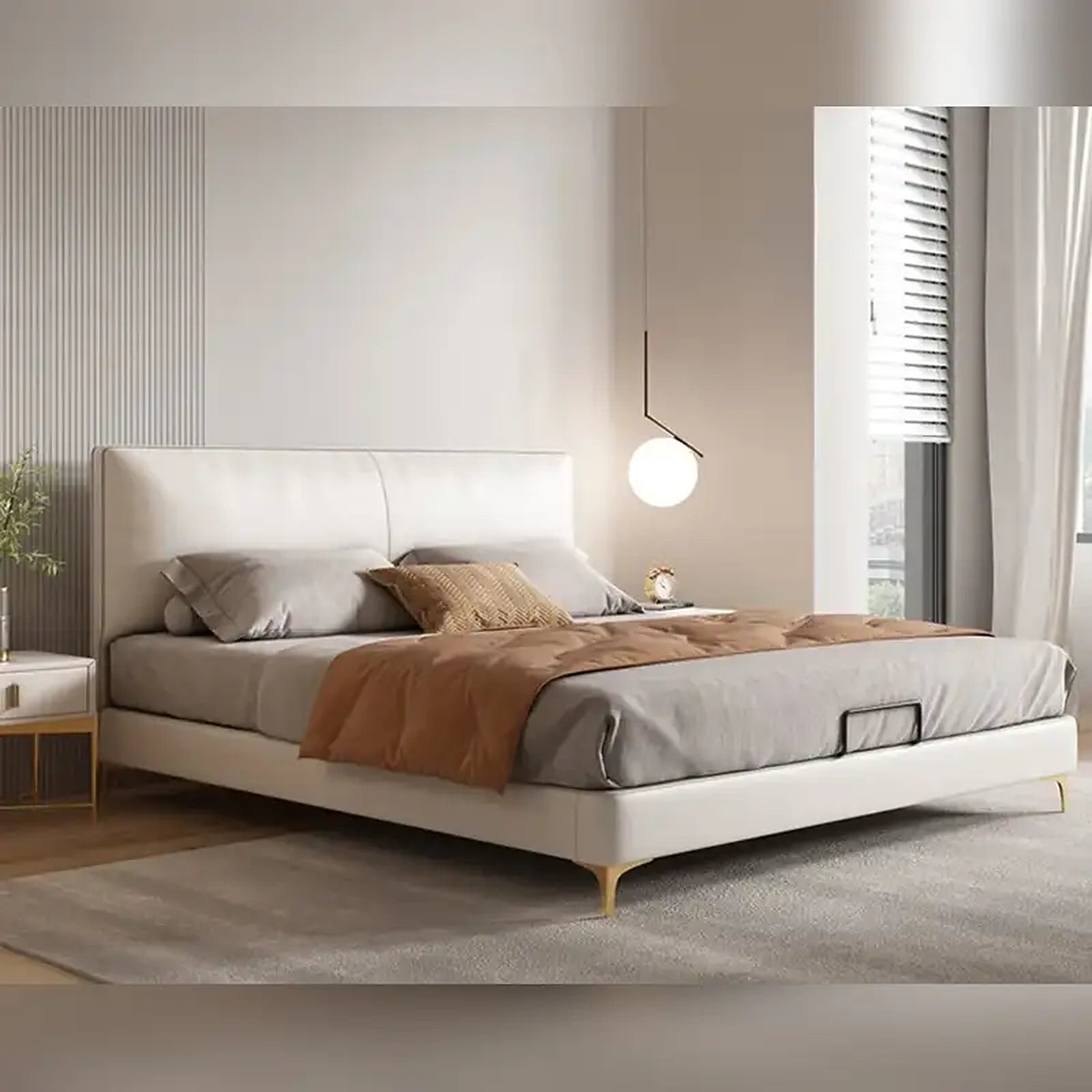 Athena upholstered bed Made to Order Custom Tailored