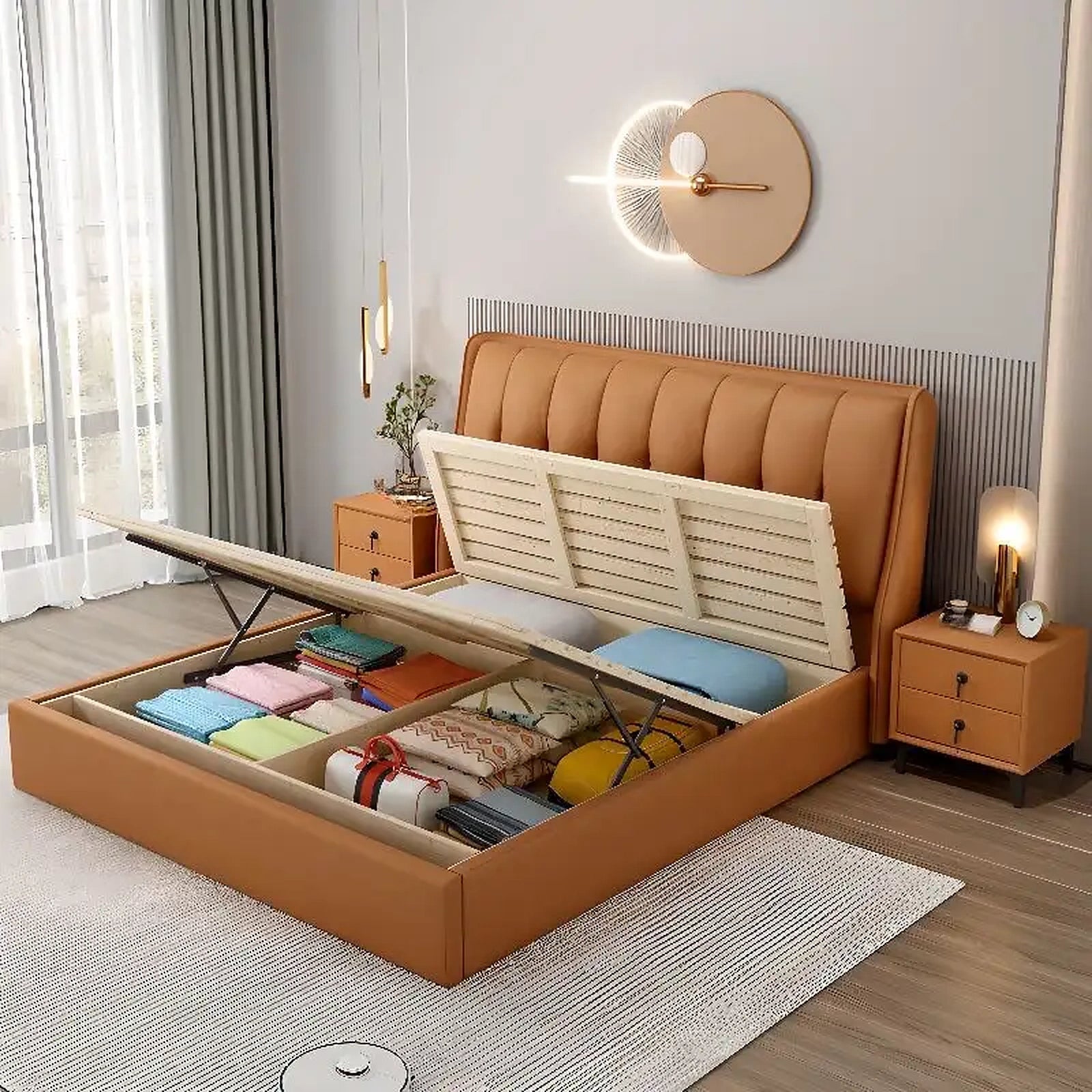Faro upholstered bed Made to Order Custom Designed