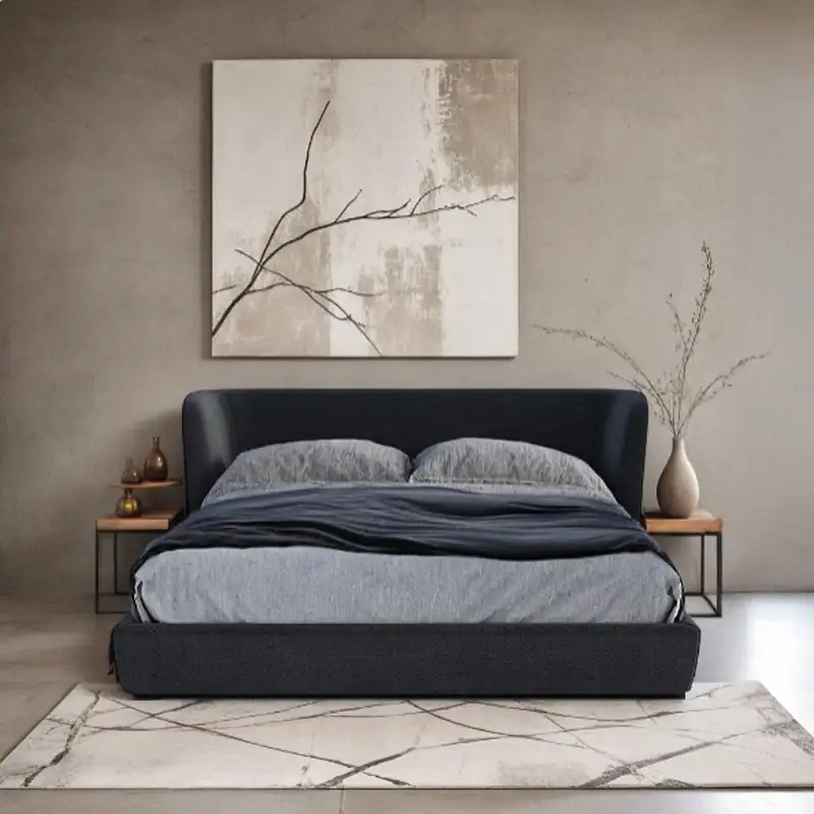 Caraway upholstered bed Custom Designed to Order