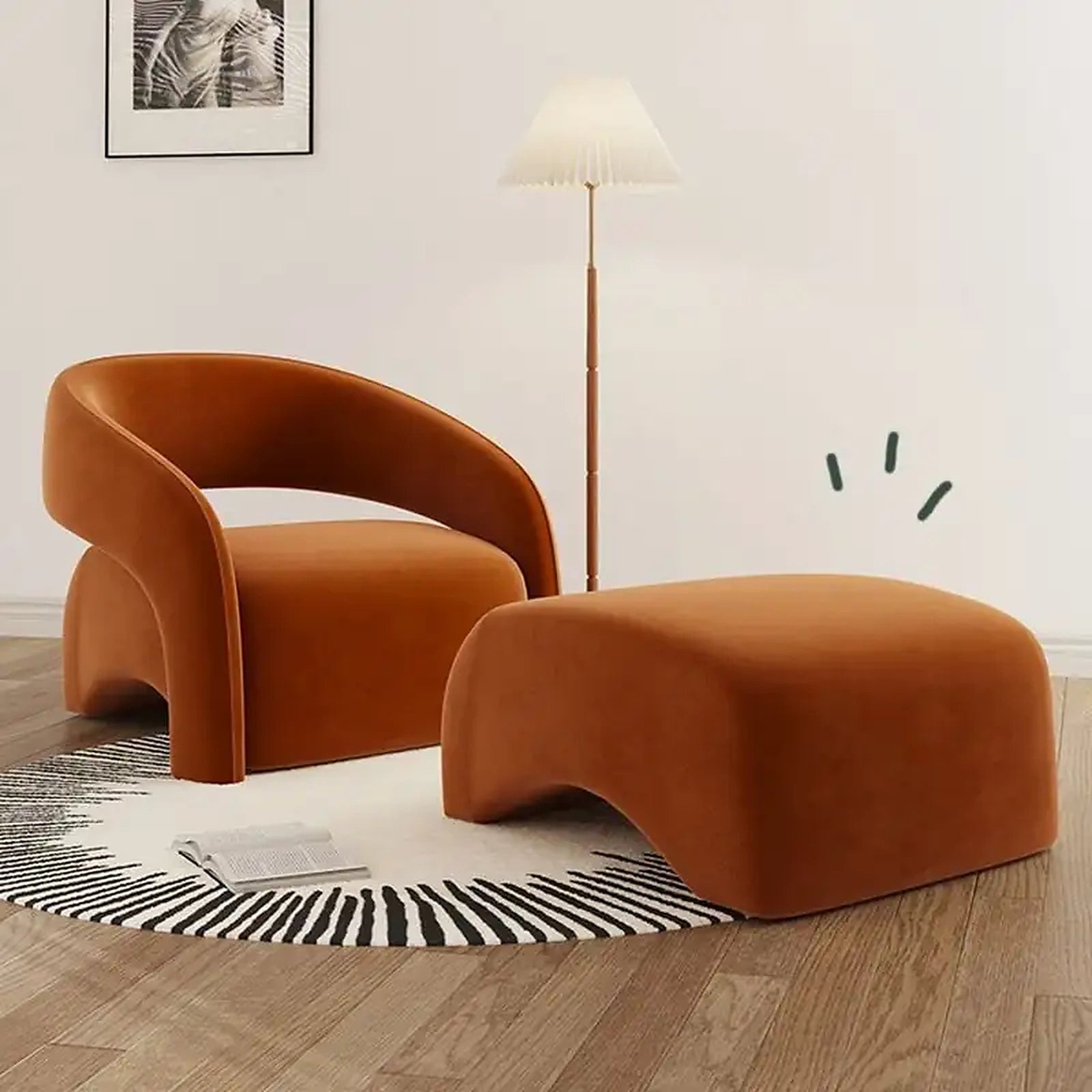 Lyra Arm Chair for Lounge Custom Tailored to Order