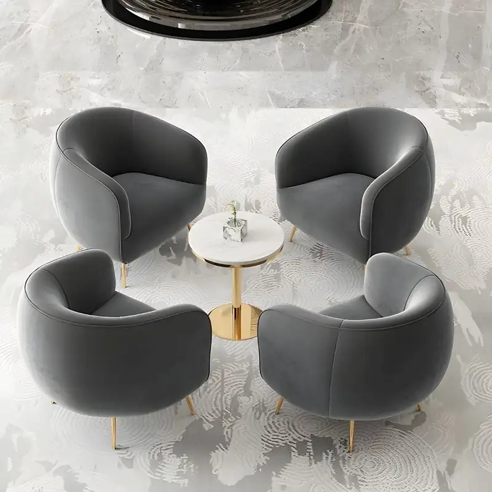 Beet Arm Chair for Lounge Custom Designed to Order