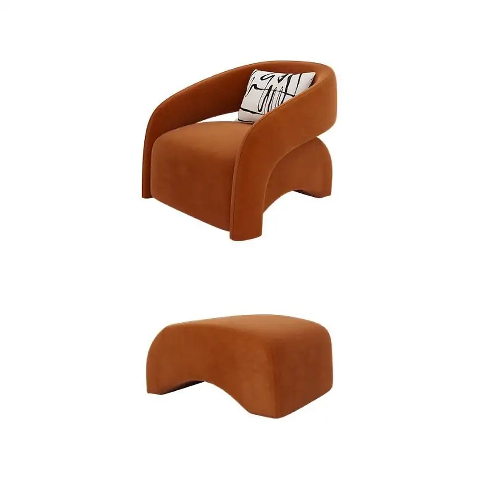 Lyra Arm Chair for Lounge Custom Tailored to Order