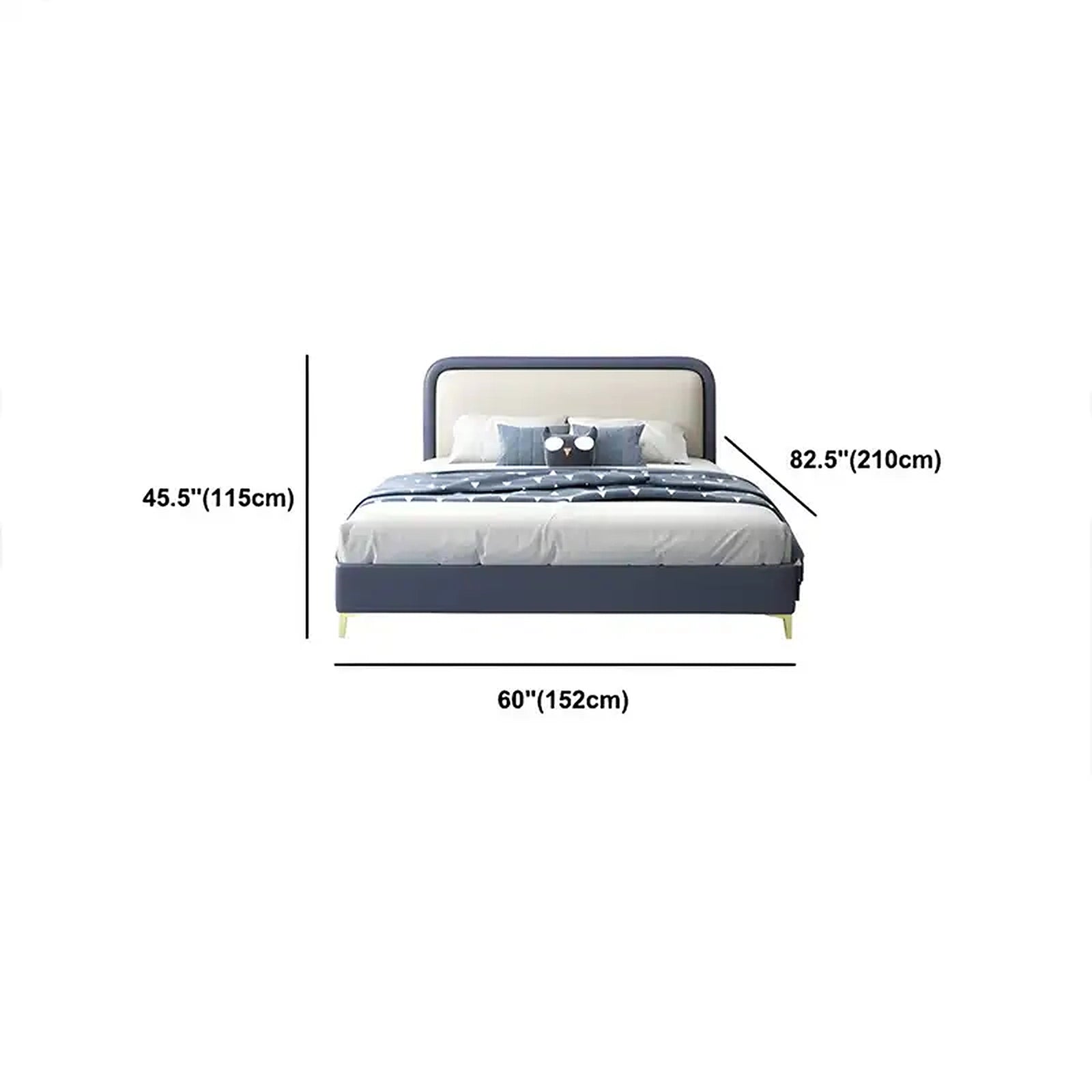 Berlin upholstered bed Custom Designed to Order