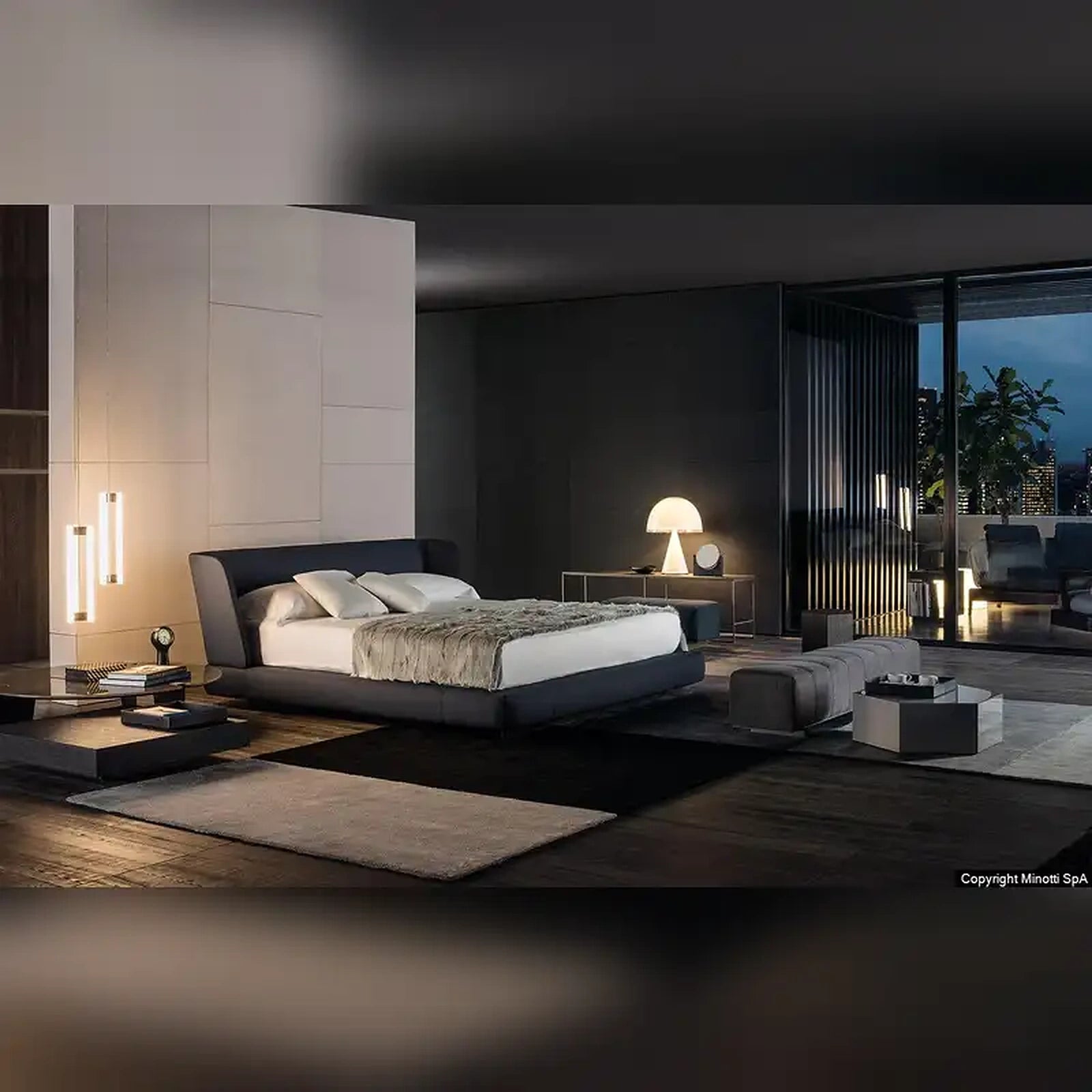 Clio upholstered bed Custom Designed to Order