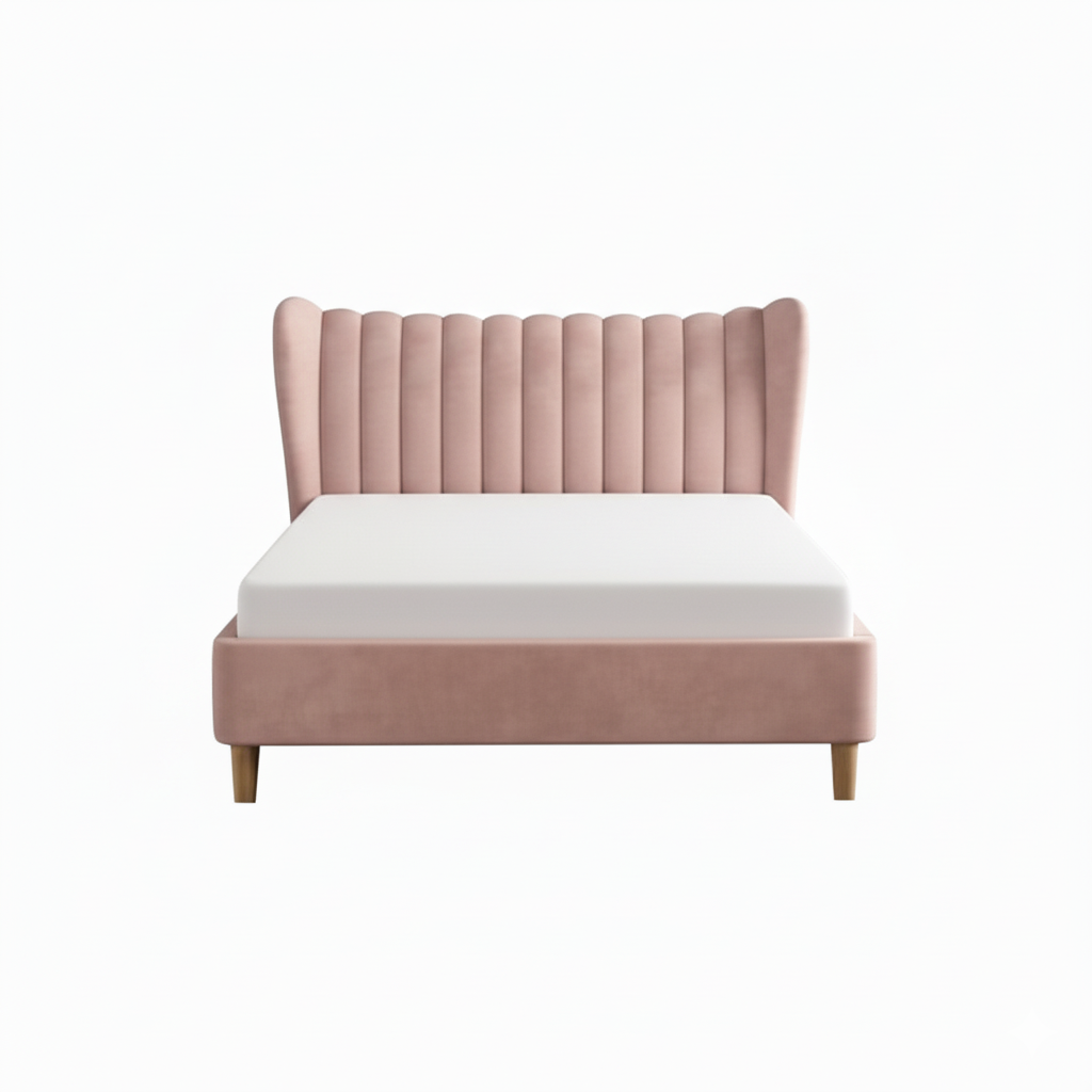 Callido upholstered bed Custom Crafted to Order
