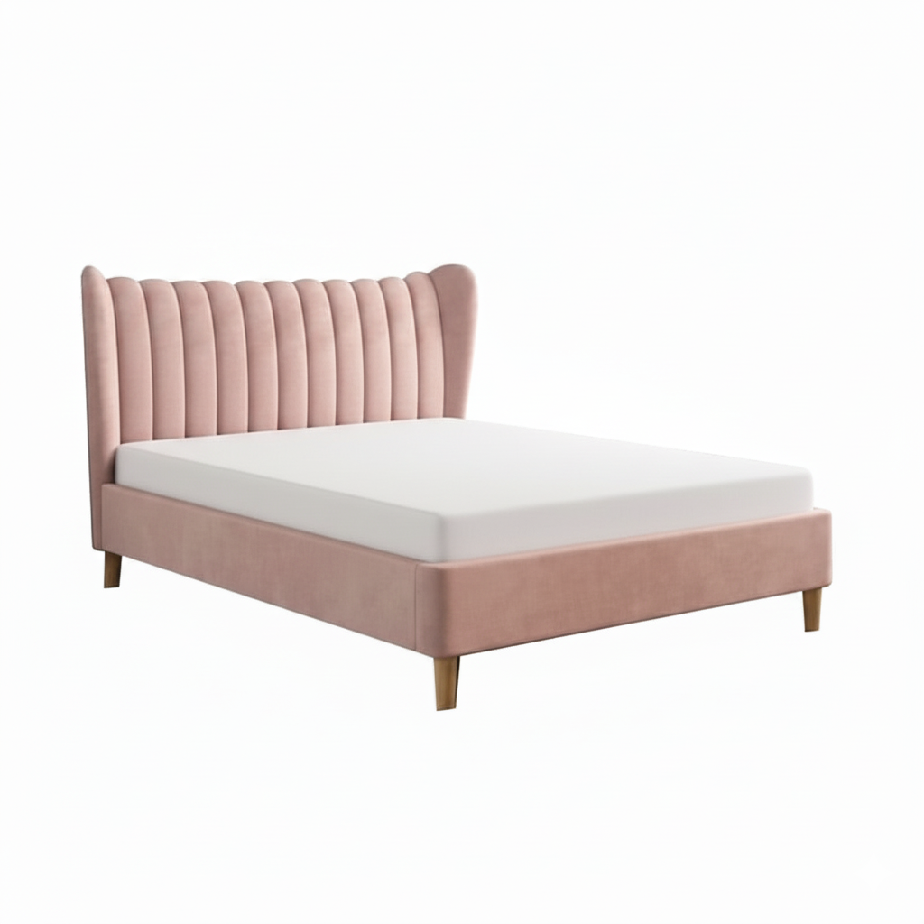 Callido upholstered bed Custom Crafted to Order