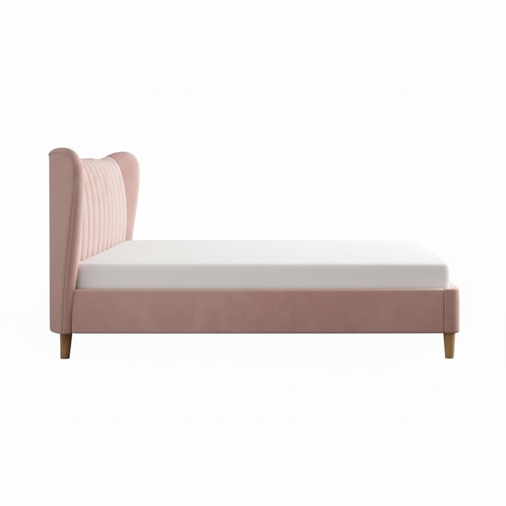 Callido upholstered bed Custom Crafted to Order