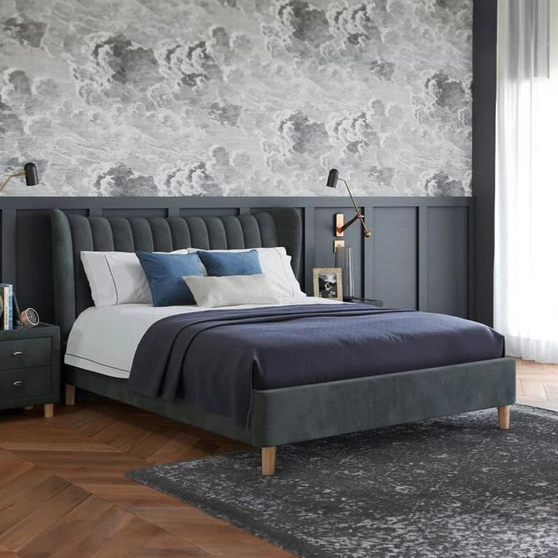 Callido upholstered bed Custom Crafted to Order