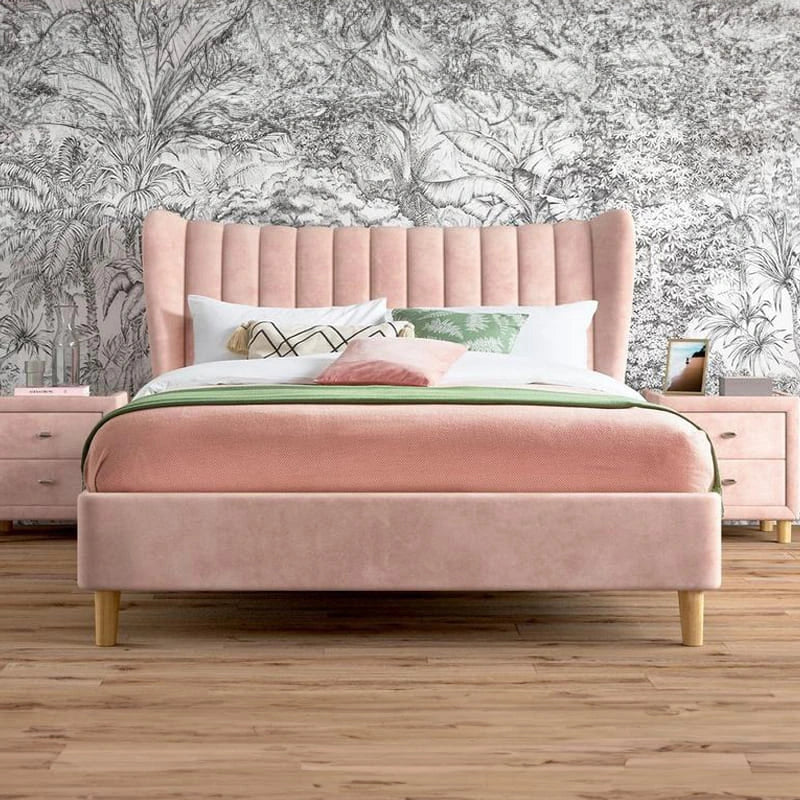 Callido upholstered bed Custom Crafted to Order
